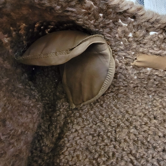 Chunky Oversized Striped Zip-Up Knit Sweater - Picture 12 of 16